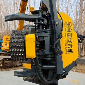 Buy cheap 450-600 Logging harvester head Excavator attachment with free segment cutting Forestry equipment from wholesalers
