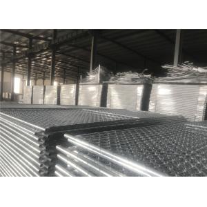 Buy cheap 6'x10' temporary fence panels OD 41.2mm outer tube wall thick 1.60mm mesh 57mm x 57mm diameter 3.00mm from wholesalers