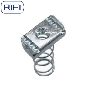 Buy cheap Channel Support System Spring Nuts Unistrut Zinc Plated from wholesalers