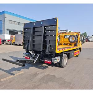 Buy cheap Customized 4X2 FAW 5 Tons Tow Trucks Wrecker Truck  Langing Flat Bed Truck for Rescue from wholesalers