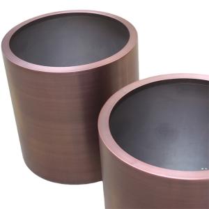 Buy cheap High quality interior flower pot metal flower bowl planter from wholesalers