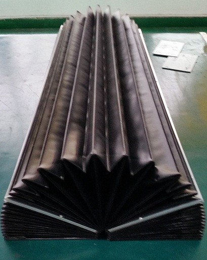 Quality Heat-sealed &folded bellows fabric +PVC for any kind of machine dust covers for sale