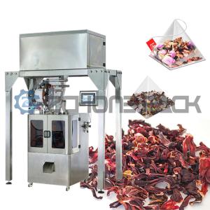 Buy cheap Accurate Customized Triangle Tea Bag Packing Machine Ultrasonic Sealing from wholesalers