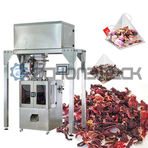Buy cheap Accurate Customized Triangle Tea Bag Packing Machine Ultrasonic Sealing from wholesalers