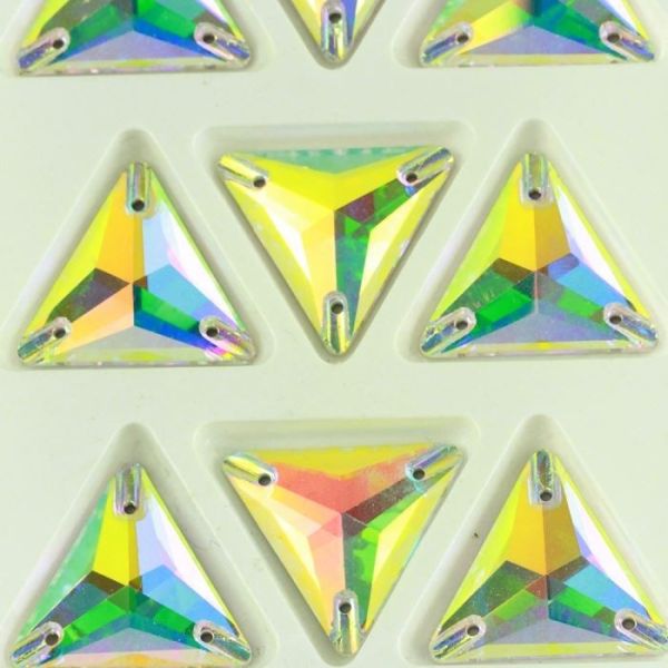 Buy cheap Best Quality Triangle Shape Sew On Stone Crystal Flat Back from wholesalers