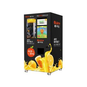 Buy cheap Freshly Automatic Squeezed Orange Juice Vending Machine With Card Reader Big Capacity from wholesalers