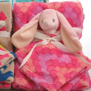 Buy cheap Infant Fleece Security Blanket Animals Bunny Lamb Security Stuffed Animal from wholesalers