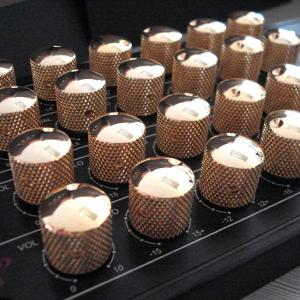 Buy cheap Amplifier Aluminum Knobs,Gold/Chrome Finish. Rohs, Can be customized. from wholesalers