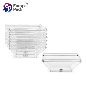 Buy cheap 2019 new products disposable plastic tableware square sauce dish from wholesalers