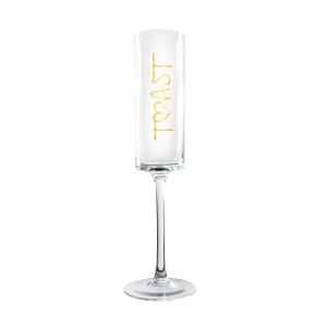 Buy cheap Customized Transparent Crystal Glass Gift Gold Decal Champagne Glass OEM Production from wholesalers