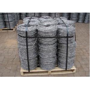 Buy cheap Security SWG12 7.5cm Galvanized Barbed Wires from wholesalers