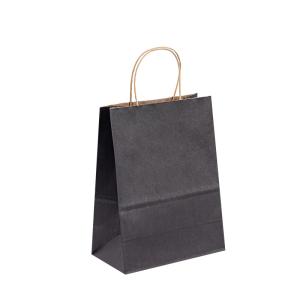 Buy cheap Custom Logo Packaging Gift Black Triangle Paper Bag With Handle from wholesalers