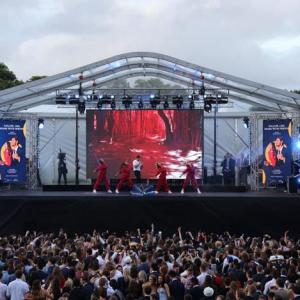 Buy cheap 1000X500 Alumnim And Iron Cabinet LED Display Rental P4.81 SMD Panels from wholesalers