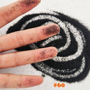 Buy cheap Surface Deburring Abrasive Black Aluminium Oxide Sandblasting Media 60 Mesh from wholesalers