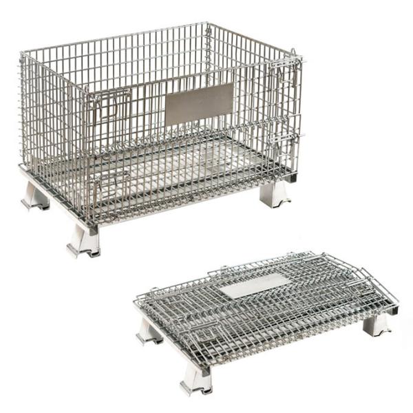 Buy cheap Stackable Mesh Storage Cage Galvanized Wire Mesh Security Cage from wholesalers