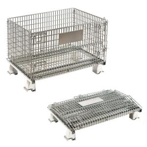 Buy cheap Stackable Mesh Storage Cage Galvanized Wire Mesh Security Cage from wholesalers