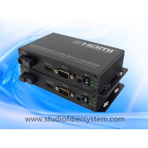 Buy cheap HDMI over  fiber extenders with RS232 control data point to point popplication for remote CCTV system from wholesalers