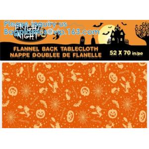 Buy cheap Vinyl Christmas Happy Halloween Banquet Event & Party Supplies Decoration Ployester Tablecloths Table Cover picnics from wholesalers