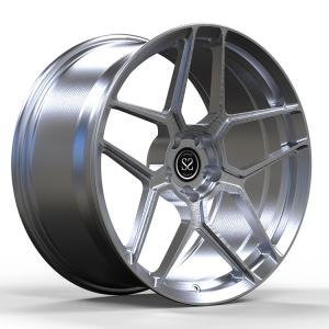 Buy cheap 5x112 Staggered Aluminum Forged Wheels 18 19 20 21 And 22 Inches For Audi R8 Polish Rims from wholesalers