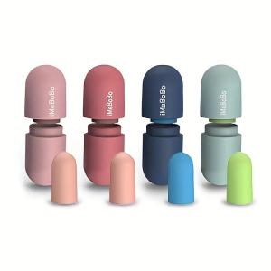 China Soundproof Soft Custom Silicone Ear Plugs Reusable For Sleep on sale