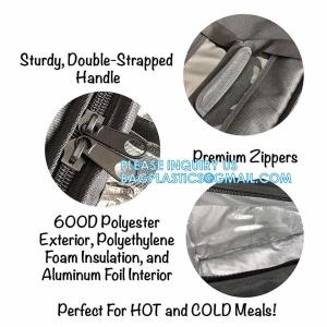 Buy cheap Insulated Food Delivery Bag with Cup Holders/Drink Carriers Premium XXL, Great for Beverages, Grocery, Pizza from wholesalers