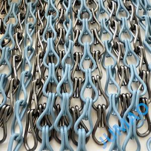 Aluminum Chains In Horizontal Or Vertical Panels 10mm*22mm Hook Size Heavy Duty
