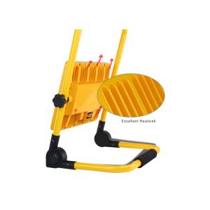 Yellow Rechargeable Portable LED Work Light Foldable 2000 Lumen 48w 85w 90w 7