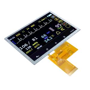 IPS Type 5 Inch TFT LCD Display 800×480 Resolution High Contrast Ratio