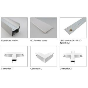 Buy cheap Recessed Mounted LED Aluminum Profile ,led extrusion channel, Length Customized from wholesalers