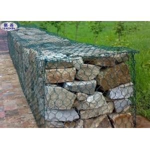 Buy cheap Custom Hexagonal Gabion Wall Cages / Wire Mesh Rock Retaining Wall from wholesalers