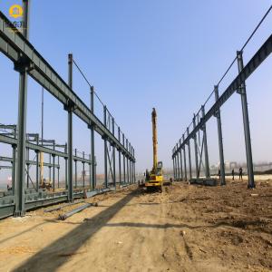 Buy cheap Modular Prefabricated Steel Structure Warehouse Structural Metal Frame from wholesalers