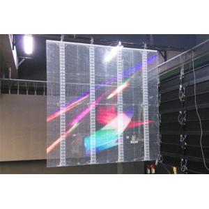 Transparent Led Display Media Player 50 mm x 100 mm High Transparency on Glass