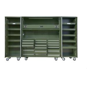LS-010 Multi Function Workbench Tool Cabinet with Drawers Brown 1.0mm 1.2mm 1