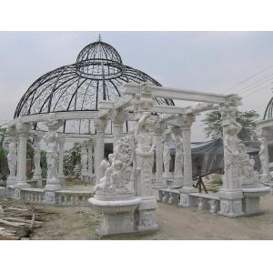 Buy cheap Stone gazebo for garden from wholesalers