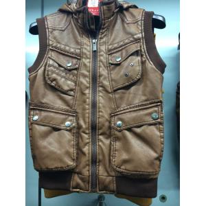 Buy cheap MP-1512  Men's PU vest jacket coat from wholesalers