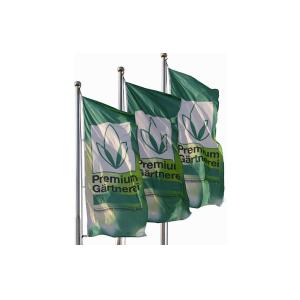 Buy cheap Business Custom Outdoor Advertising Flags 110 Gram Knitted Polyester from wholesalers