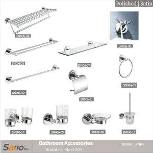 Round ODM Bathroom Hardware Sets Sanitary Wall Mounted