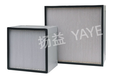 Buy cheap Ultra Filter Aluminum Frame Deep Pleat Design H13 Grade Air Filter For Clean Room Ventilation Systems from wholesalers