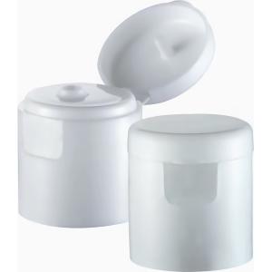 Buy cheap Custom Order Flip Top Cap Recyclable Direct 28mm White Cylindrical Plastic Flip Cap from wholesalers