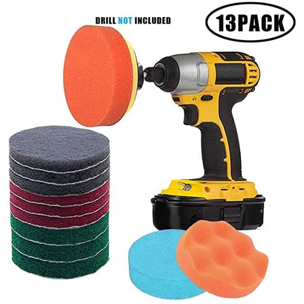 Quality Polypropylene Buffing Polishing Pads For Car 4in Cleaning Kit for sale