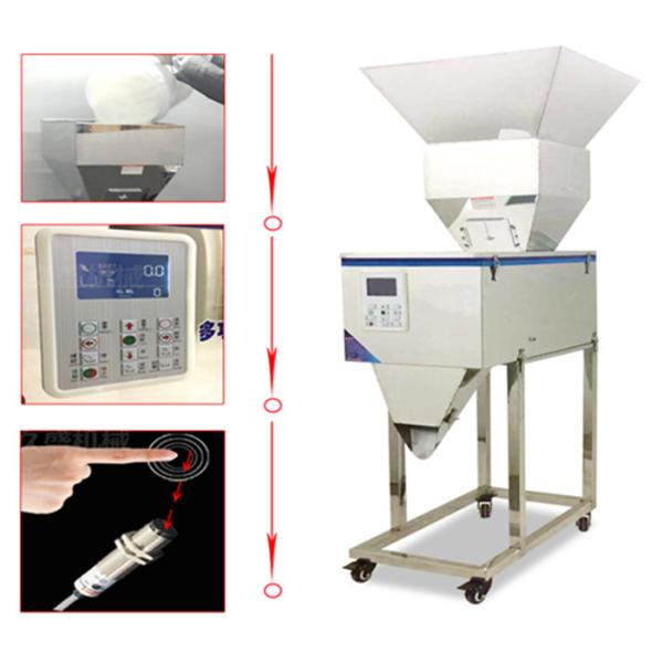 5KG Small Powder Filling Machine Powder Weighing Filler Dispenser Screw for Milk/ Coffee /flour Protein