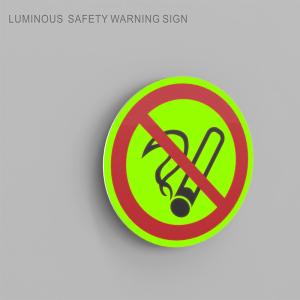 Buy cheap Photoluminescent Safety Fire No Smoking Sign Glow In The Dark from wholesalers