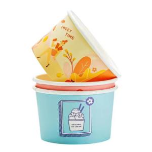 Buy cheap 120ml Big Paper Bowls White Kraft Salad Bowl Disposable 52mm from wholesalers