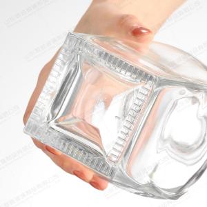 Buy cheap 750ml Glass Liquor Bottles with Customized Bottle Color and Custom Size in Triangle Shape from wholesalers