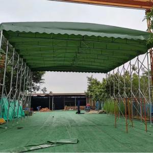 Galvanized Steel Electric Push-Pull Shed for Easy Assembly and Disassembly in