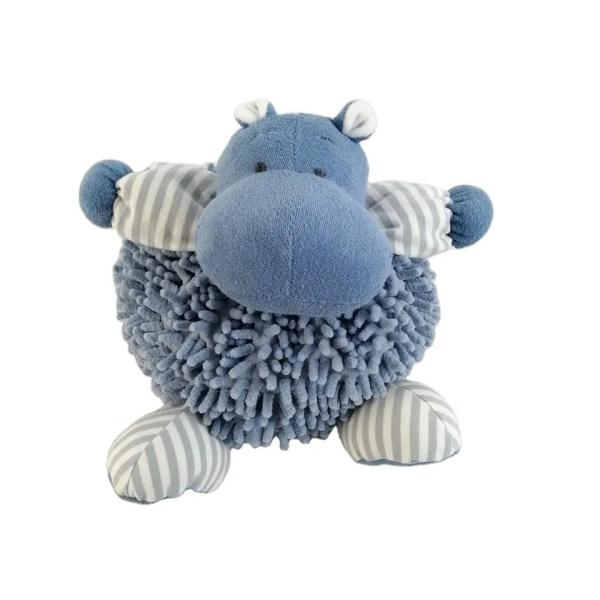 Buy cheap Super Soft Hand Feeling Stuffed Blue Lovely Various Animal Fat Round Plush Hippo Toy from wholesalers