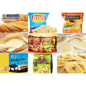 Buy cheap 300kg / H Capacity  potato chips line  Continuous Crisps Making Machine from wholesalers