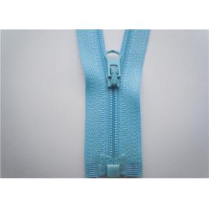 Eco Friendly Replacement Jacket Zippers Open End Plastic With Nylon