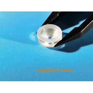 Buy cheap Fan Shaped Polished / Unpolished Sapphire Lens Glasses Al2O3 Single Crystal from wholesalers