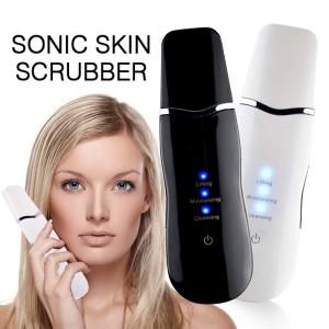 China Professional Face Cleansing Scrubber Ultrasonic Peeling Silicone Pore Cleanser on sale
